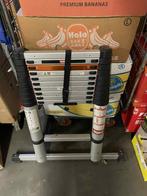 Telescopische ladder, Doe-het-zelf en Bouw, Ladders en Trappen, Ophalen, Zo goed als nieuw, Ladder, Opvouwbaar of Inschuifbaar