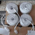 4 cables RJ45 pour caméras et réseaux nouveau longueur: 12 m, Informatique & Logiciels, Enlèvement ou Envoi, Neuf