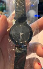 Montre Quartz Noire neuve, Nieuw, Polshorloge, Overige merken