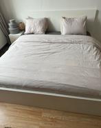 Lit blanc Malm IKEA, Maison & Meubles, Chambre à coucher | Lits, Comme neuf, 180 cm, Blanc, 200 cm
