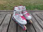 Inline skates maat 33-34-35-36, Sport en Fitness, Skeelers, Verstelbaar, Kinderen, Zo goed als nieuw, Inline skates 4 wielen