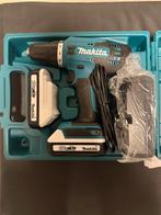 Makita – 18V boormachine met 2 accu’s + lader + koffer, Doe-het-zelf en Bouw, Ophalen, Nieuw, Boormachine