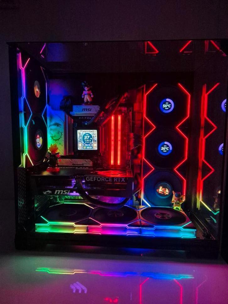 Nieuw HighEnd Gaming Pc Ryzen 7 RTX 5060Ti 16GB 32Gb DDR5, Computers en Software, Desktop Pc's, Nieuw, SSD, Gaming, Ophalen of Verzenden
