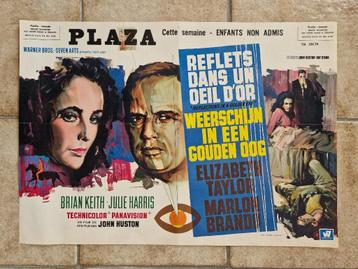 filmaffiche Reflections In A Golden Eye 1967 filmposter beschikbaar voor biedingen