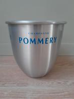Seau à glace à champagne Pommery en métal argenté clair, Enlèvement ou Envoi, Utilisé, Ustensile