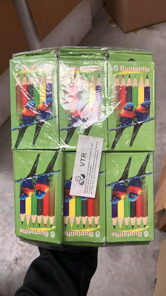 11 pakken kleurpotloden (48 setjes per pak), Hobby en Vrije tijd, Knutselen, Nieuw, Ophalen of Verzenden