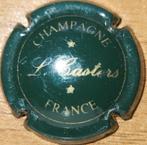 Capsule Champagne Louis CASTERS vert foncé & or mat nr.03, Verzamelen, Wijnen, Ophalen of Verzenden, Gebruikt, Frankrijk, Champagne