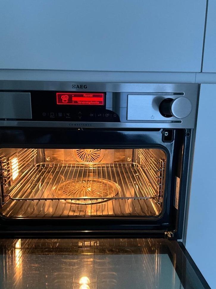 AEG combi-stoomoven, Elektronische apparatuur, Ovens, Gebruikt, Inbouw, Oven, 45 tot 60 cm, 45 tot 60 cm, Hete lucht, Stoom, Ophalen
