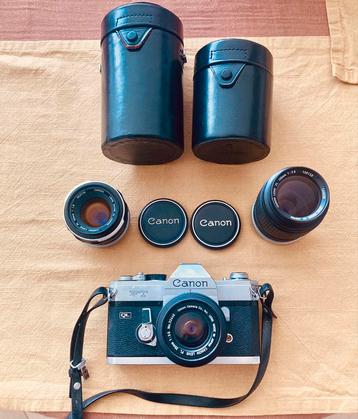 Canon FT QL met 3 lenzen beschikbaar voor biedingen