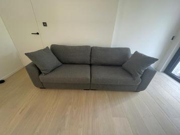 Zetel 4 personen + poef - uitstekende staat! beschikbaar voor biedingen