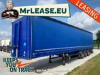 LEASING SCHUIFZEIL OPLEGGER, Auto's, Vrachtwagens, Blauw, Bedrijf, 2 deurs, Aanhangers en Opleggers