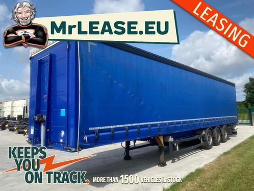 LEASING SCHUIFZEIL OPLEGGER, Auto's, Vrachtwagens, Bedrijf, Lease, Aanhangers en Opleggers, 2 deurs, Blauw, BTW verrekenbaar, Ophalen