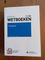studieboek "Essentiële wetboeken Vastgoed", Boeken, Nieuw, Ophalen of Verzenden, Hogeschool
