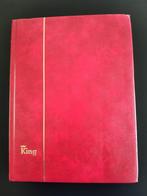 rood KING postzegelalbum - 30 witte bladzijden, Ophalen of Verzenden, Verzamelalbum