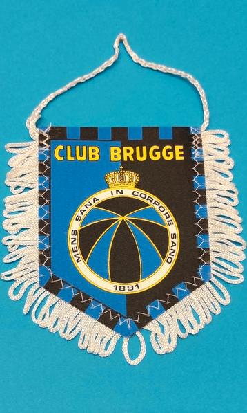 Club Brugge 1980s prachtig vintage vaantje voetbal 