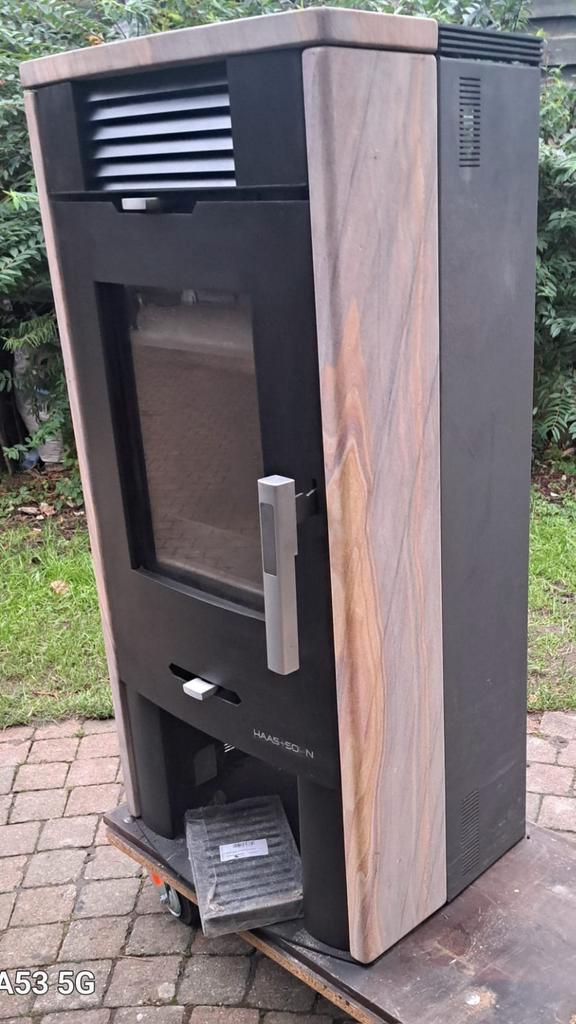 Grote houtkachel Speksteen Haas+Sohn, Maison & Meubles, Poêles, Comme neuf, Poêle à bois, Enlèvement