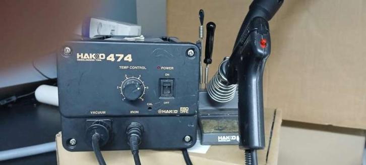 desoldeerstation Hakko 474 soldeer station, Hobby en Vrije tijd, Elektronica-componenten, Gebruikt, Ophalen of Verzenden