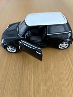 MINI Cooper speelgoedauto zwart – pull back model, Ophalen, Zo goed als nieuw