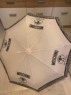 Beige Moschino paraplu met hoes, Handtassen en Accessoires, Paraplu's, Ophalen of Verzenden, Zo goed als nieuw