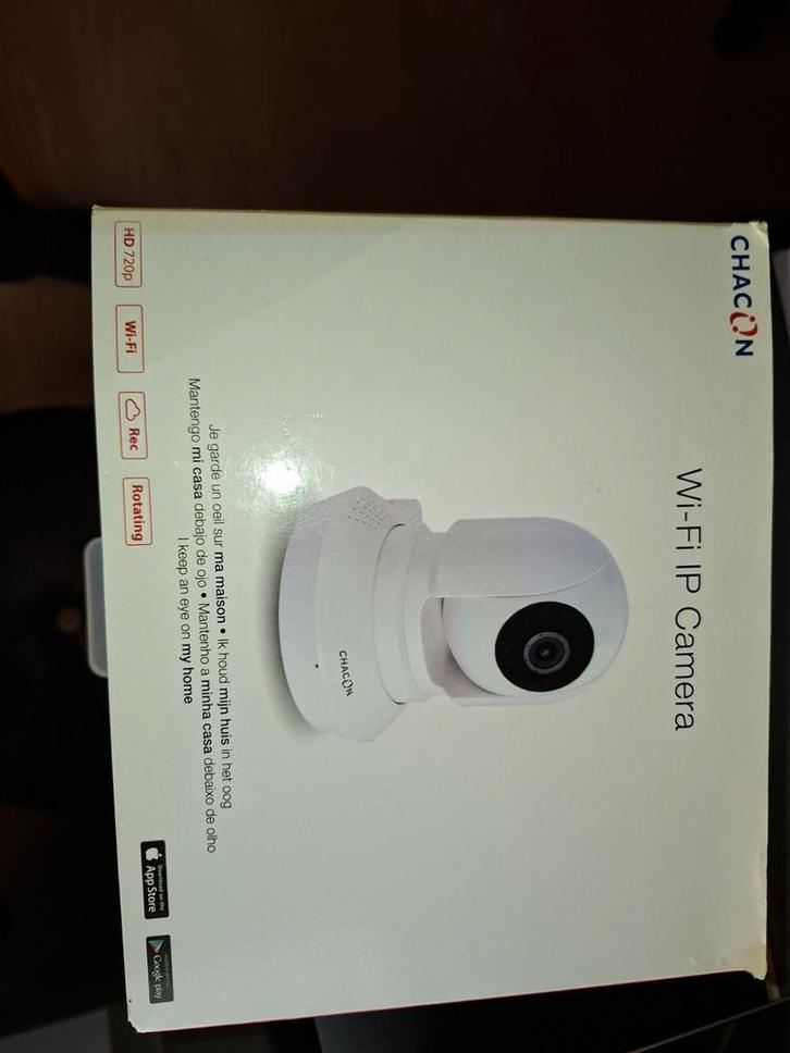 Caméra IP Wifi Chacon., TV, Hi-fi & Vidéo, Caméras de surveillance, Comme neuf, Caméra d'intérieur, Enlèvement ou Envoi