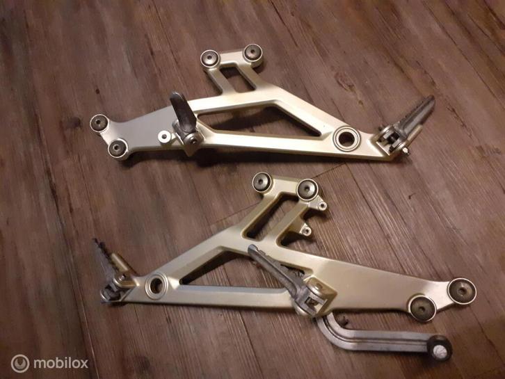 Voetsteun voetsteps brackets Monster 600 620 695 750 900 S4, Motoren, Onderdelen | Ducati, Gebruikt, Ophalen of Verzenden