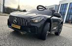 Mercedes GT-R AMG zwart 12V RC / Leder / Rubberban, MP3 AUX, Ophalen of Verzenden, Nieuw