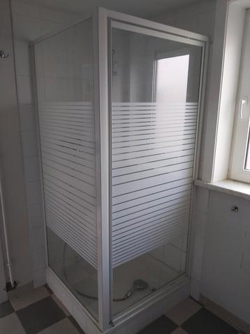 Douchedeur en een vast deel, Huis en Inrichting, Woonaccessoires | Kamerschermen, Ophalen, Gebruikt