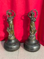 Sculptures pour couples de Charles-Ruchot, bronze artificiel, Antiquités & Art, Enlèvement ou Envoi