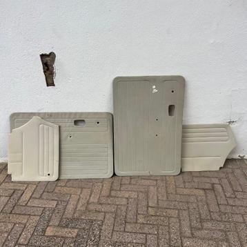 VW Kever Cabrio Deurpanelenset crèmewit 1956 - 1964 beschikbaar voor biedingen
