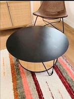 Prachtige boho salontafel - rotan & metaal, Huis en Inrichting, Ophalen, Zo goed als nieuw, Metaal