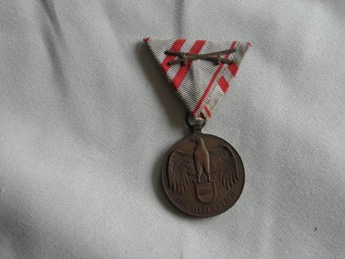 Oostenrijkse medaille 1914 - 1918, Verzamelen, Militaria | Algemeen, Landmacht, Lintje, Medaille of Wings, Ophalen of Verzenden