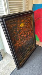 Antieke kader met schilderij, Ophalen