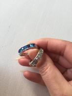 Ringen zilver en Swarovski, Handtassen en Accessoires, Ringen, Ophalen of Verzenden, Zo goed als nieuw, Zilver