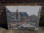 Print schilderij op canvas, Ophalen