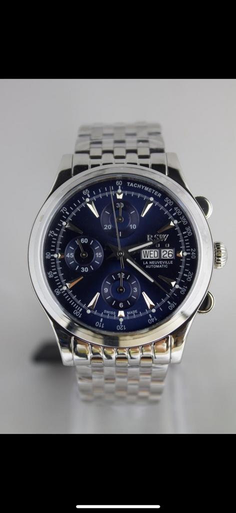 RSW Automatic swiss movement, Handtassen en Accessoires, Horloges | Heren, Zo goed als nieuw, Ophalen
