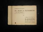 Institut ss. jean et elisabeth et St Augustin carnet cp, Enlèvement ou Envoi