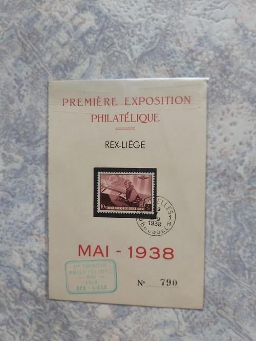 Postzegel Timbre post Rex Degrelle Luik Liège Oorlog Front, Postzegels en Munten, Postzegels | Europa | België, Gestempeld, Ophalen of Verzenden