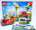 Lego city 60214 Burger bar fire rescue, Comme neuf, Ensemble complet, Lego, Enlèvement ou Envoi