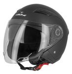 Demi Jet OSONE S760 zwarte matte helm met dubbel vizier, Nieuw met kaartje, Jethelm