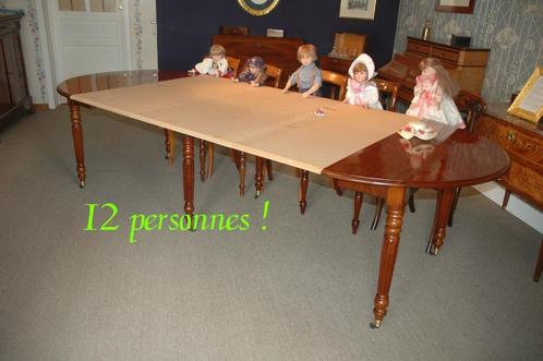 19e eeuwse massief mahoniehouten klaptafel, Antiek en Kunst, Antiek | Meubels | Tafels, Ophalen