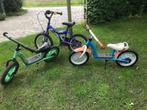 Kinderfietsen (2 loopfietsjes en 1 fiets), Minder dan 16 inch, Gebruikt, Ophalen