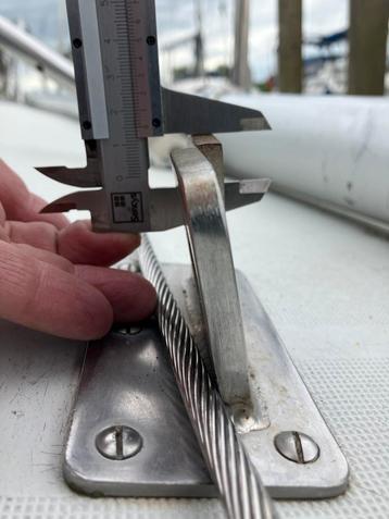 RVS stagen voor Dufour 4800 zeilboot – tweedehands beschikbaar voor biedingen
