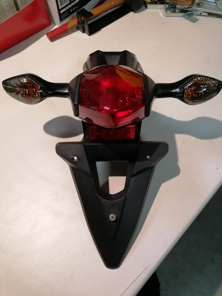 HONDA NC 700S 2012 Support de plaque origine COMPLET impec, Motos, Enlèvement, Comme neuf