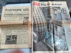 Oude kranten uit Antwerpen, Ophalen, 1940 tot 1960, Krant