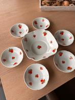 Service motif fraises en porcelaine Philippe Deshoulières, Enlèvement