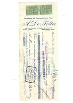 Ancien reçu 1929, Enlèvement ou Envoi, Utilisé