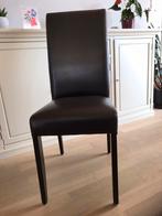 Donkerbruine stijlvolle stoel, Enlèvement, Comme neuf