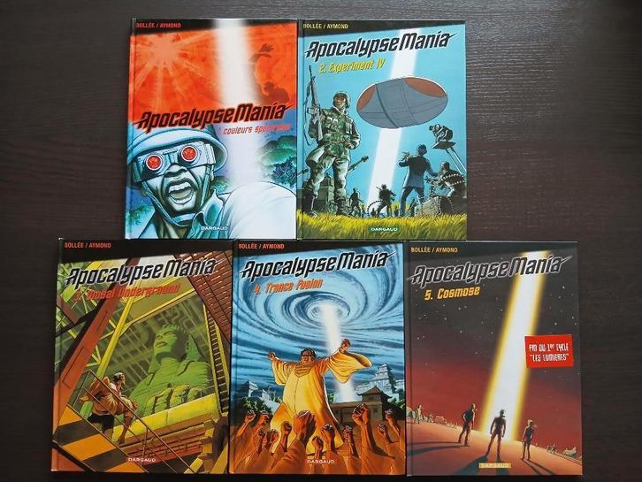 BD SERIE APOCALYPSEMANIA (7 premiers tomes sur 8), Boeken, Stripverhalen, Gelezen, Ophalen of Verzenden
