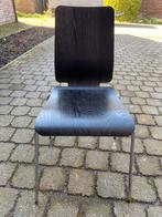 Gratis - Zes zwarte stoelen Ikea, Huis en Inrichting, Ophalen, Gebruikt, Zwart, Modern