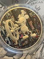 1 oz  piece silver qualitee bu mickey mouse, Enlèvement, Argent